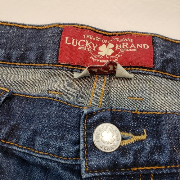 2 pairs of denim shorts, liquid and lucky brand - fits size 14 - Picture 14 of 16